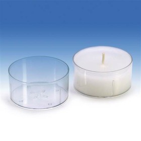 Tea-light candle molds "round, big", 25 pcs