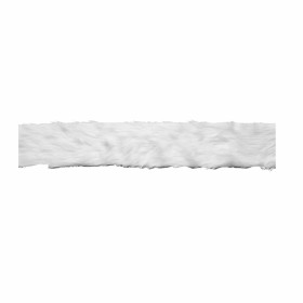 Synthetic fur, 10x200cm, white