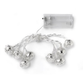 1.3m Indoor LED light chain, silver