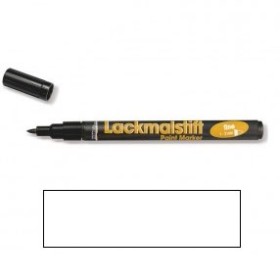 Lackmalstift white, lacquer effect pen
