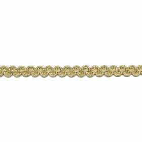 Metallic lace trim 10mm/2m gold