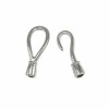 Hook clasp 55x15mm, silver colour