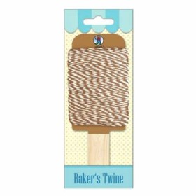 Baker's twine, light brown-white, 15m