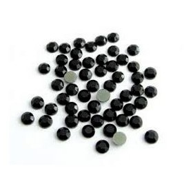 Strass 4mm, black, 20 pcs