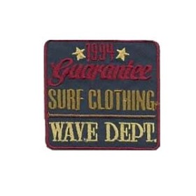 Iron-on motif Surf Clothing 6x6cm