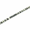 Ethnic cord, cotton, Ø6mm/1m, black/white