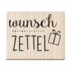 Rubberstamp - Wunsch Zettel 3.7x3cm