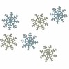 Wooden elements : snowflakes