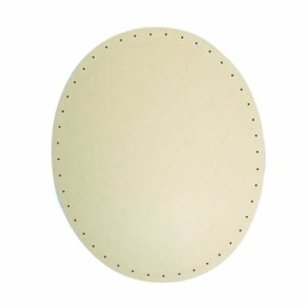 Wood bottom for wicker basket, oval, 20x30cm