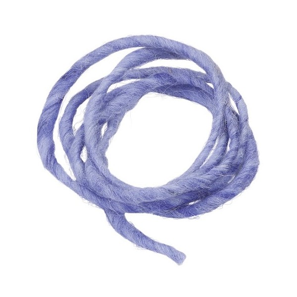 Wool rope, 2m, blue