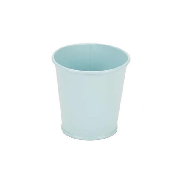 Metal Bucket blue