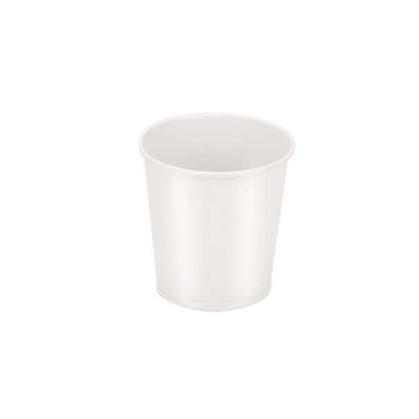 Metal Bucket white