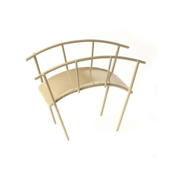 Brücke aus metall creme 10cm