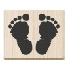 Rubberstamp baby feet