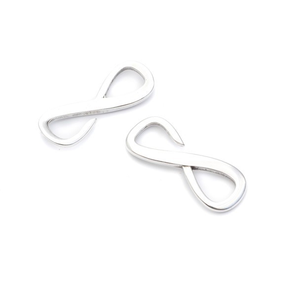 Hook clasp infinite 14x35mm, 3 pcs