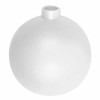 Boule plastique blanc Ø8cm.