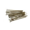 Head pins, 38mm, copper, 20 pcs