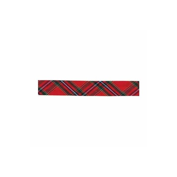 Bias ribbon, scottish red, 18mm/1m