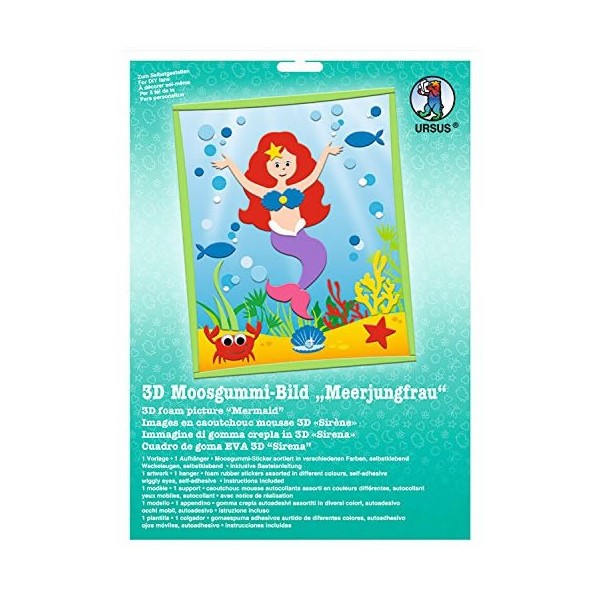 3D Rubber foam kit Mermaid