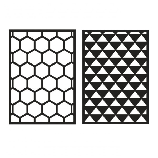 Stencils Graphic I, 2 patterns, A5