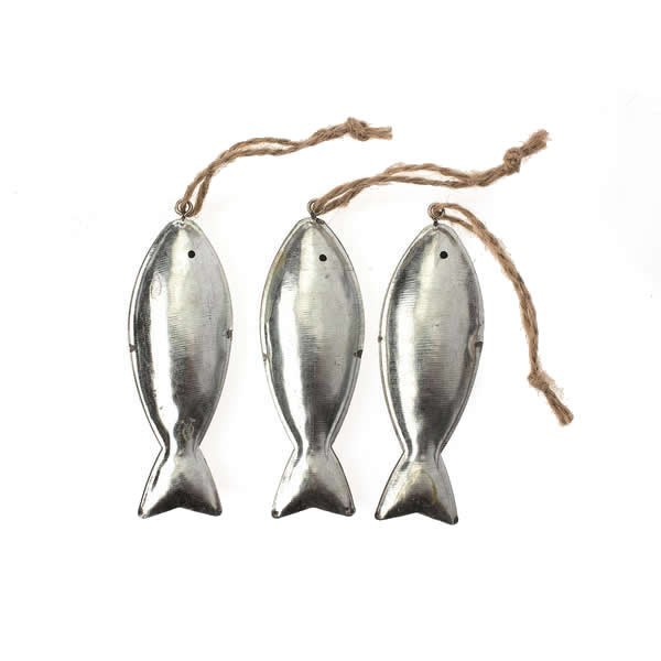 Metal fishes, 3 pcs