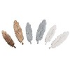 Plumas de madera, +/-3cm, 15 pz