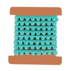 Bommel Band, türkis, 1m