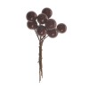 Bunch of berries, dark red, 2 pcs