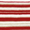 Tube en coton extensible, 100x8cm, rayé rouge/blanc/or