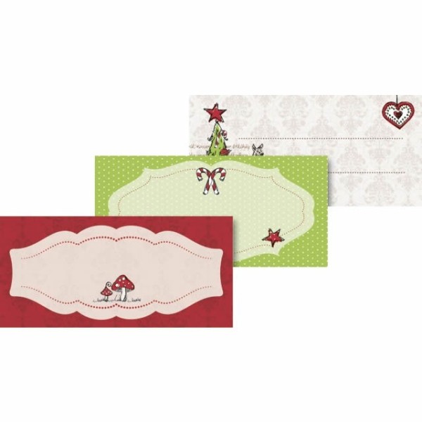 Sticker Tree&Deer, 9.5x4.5cm, 24 pcs