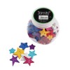 Assorted buttons , stars, +/- 75 pcs