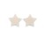 Wooden Stars, 3.8cm, 8 pcs, beige