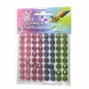 Strass autocollants, couleurs assorties sugar, 10mm