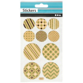 Stickers circulos, 10x16cm