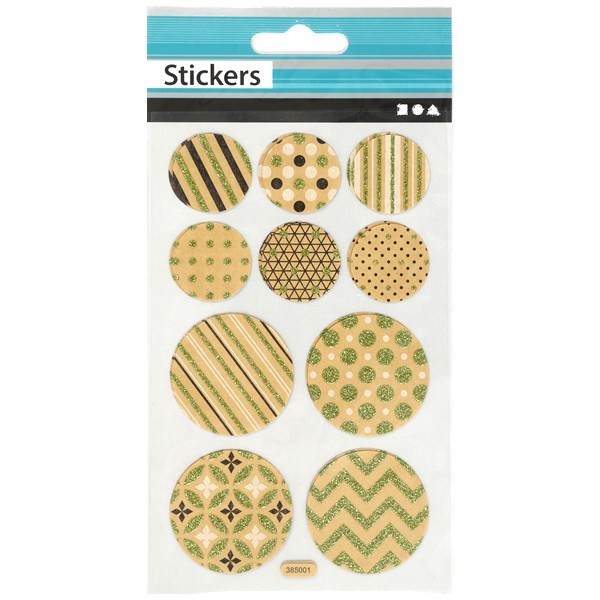 Stickers circulos, 10x16cm