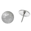 Big size stud, round 21mm, 4 pcs