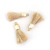 Tassel gold, 30x8mm, 2 pcs