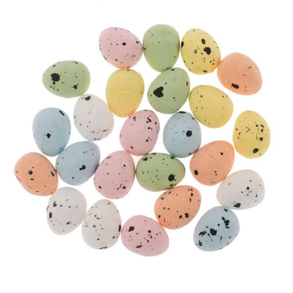 Quail eggs, 24 pcs assorted