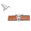 Ribbon buckle buffalo, 19x17mm, 2 pcs