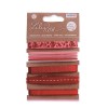 Ribbons assortment red