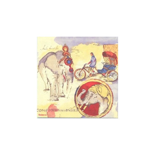 Serviette Comptoir des Indes, 1 pièce
