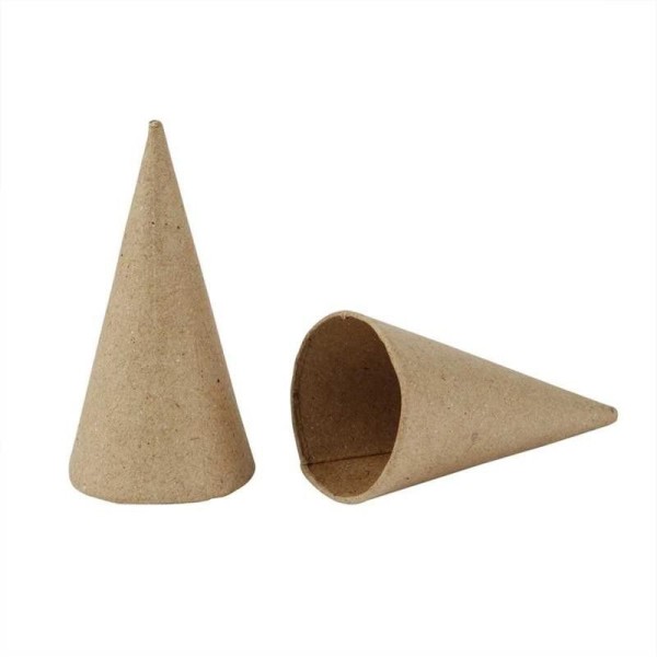 Carboard Cone, Ø4cm/H8cm, 10 pcs