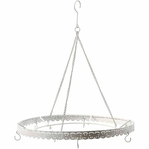 Deco hanger, circle white Ø28cm