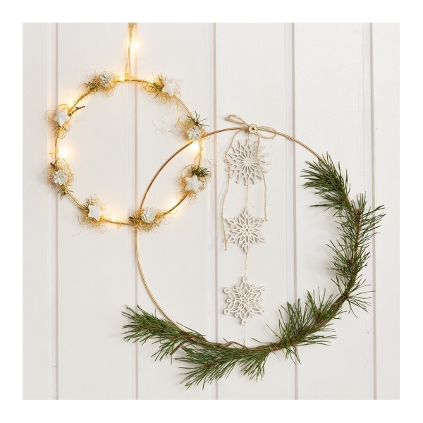 Anilla metal oro Ø20cm