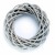 Wicker wreath, grey Ø25cm