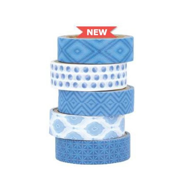 Artemio Masking Tape Blue Ethnic