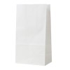 Bolsitas de papel blanco, 6 pz