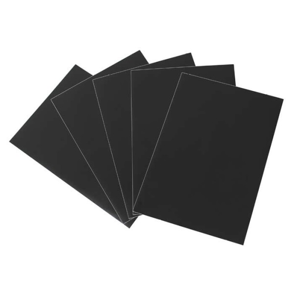 Wandtafelfolie schwarz selbstklebend 23x22cm, 5 Stk