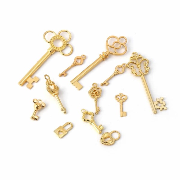 Key gold, 16 à 63 mm, 12 pcs