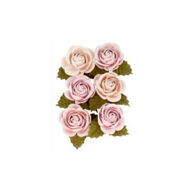 Flores de papel, Secret Garden 30mm, 6 pz